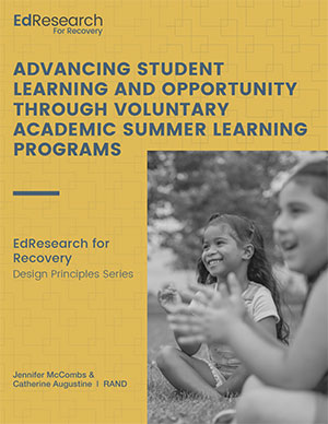 Advancing Student Learning and Opportunity through Voluntary Academic Summer Learning Programs